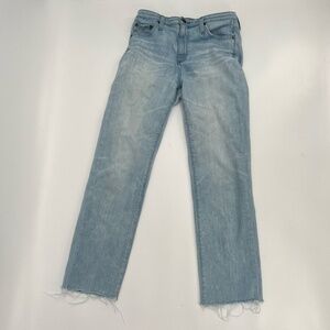 AG Adriano Goldschmied Isabelle High Rise Straight Crop Jeans Size 28 Women’s